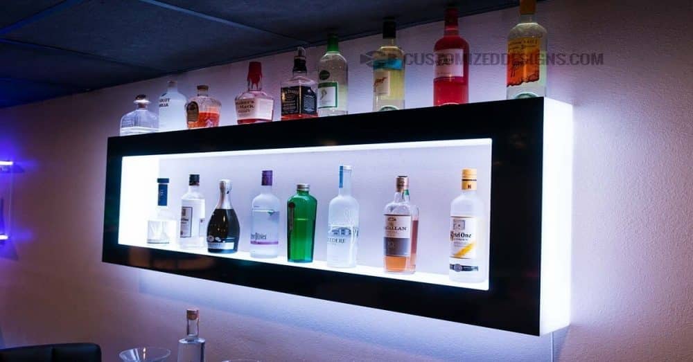 17 Bar Shelf Ideas & 50+ Home Bar Designs - Guyabouthome