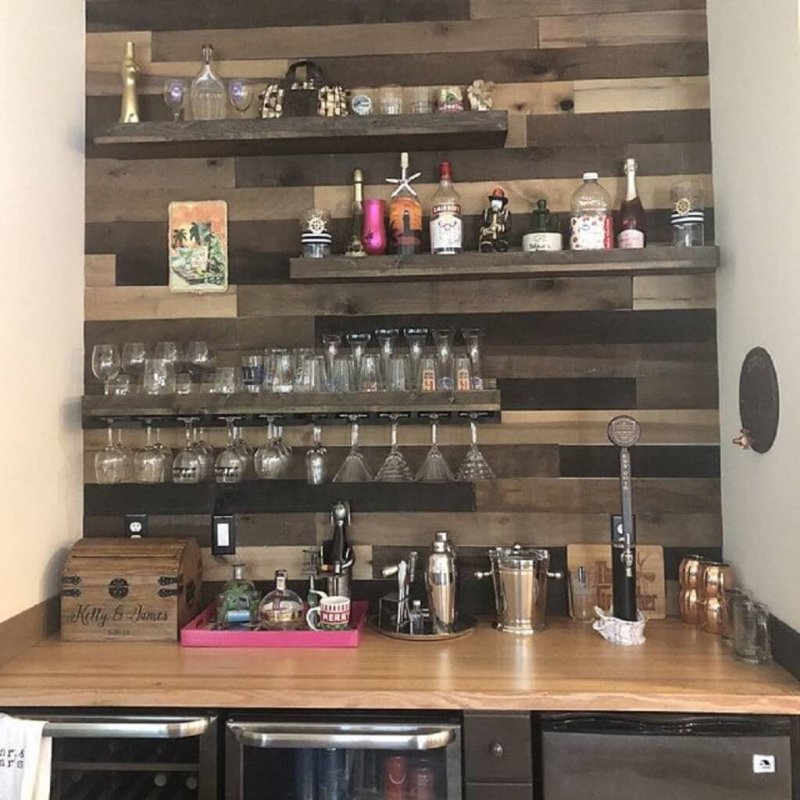 17 Bar Shelf Ideas & 50+ Home Bar Designs Guyabouthome